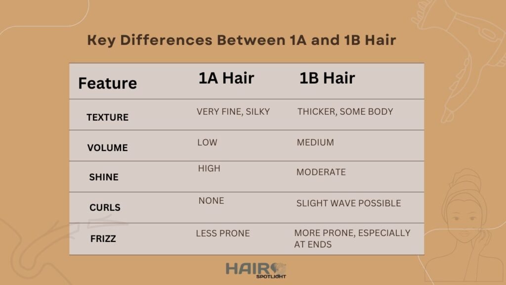 1A and 1B hair 4 Hair Types & 12 Textures: Unlock Your Hair's Hidden Identity